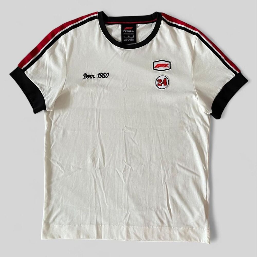 Official Formula 1 Graphic Ringer Tee Large
